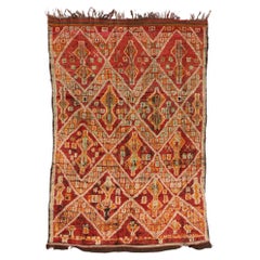 Vintage Beni M'Guild Marokkanischer Teppich