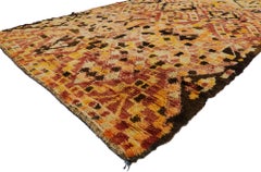 Marokkanischer Beni MGuild Vintage-Teppich, Global Style Meets Eclectic Boho Chic
