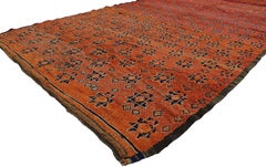 Vintage Beni MGuild Moroccan Rug, Midcentury Modern Meets Tribal Enchantment