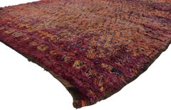 Marokkanischer Beni MGuild-Teppich, Sultry Boho Meets Modern Luxe, Vintage