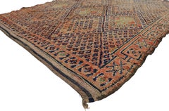Alfombra marroquí vintage Beni MGuild, ultra acogedora y de lujo moderno