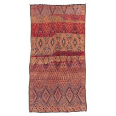 Marokkanischer Beni MGuild Vintage-Teppich, Wabi-Sabi Meets Modern Luxe