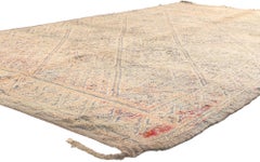 Vintage Beni MGuild Moroccan Rug, Cozy Nomad Meets Subtle Shibui