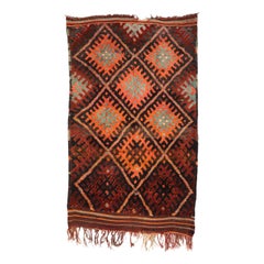 Vintage Beni M'Guild Moroccan Rug with Tribal Style, Berber Moroccan Rug