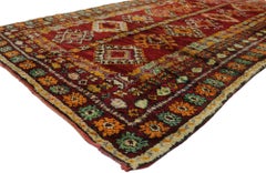 Vintage Beni M'guild Moroccan Rug with Tribal Style