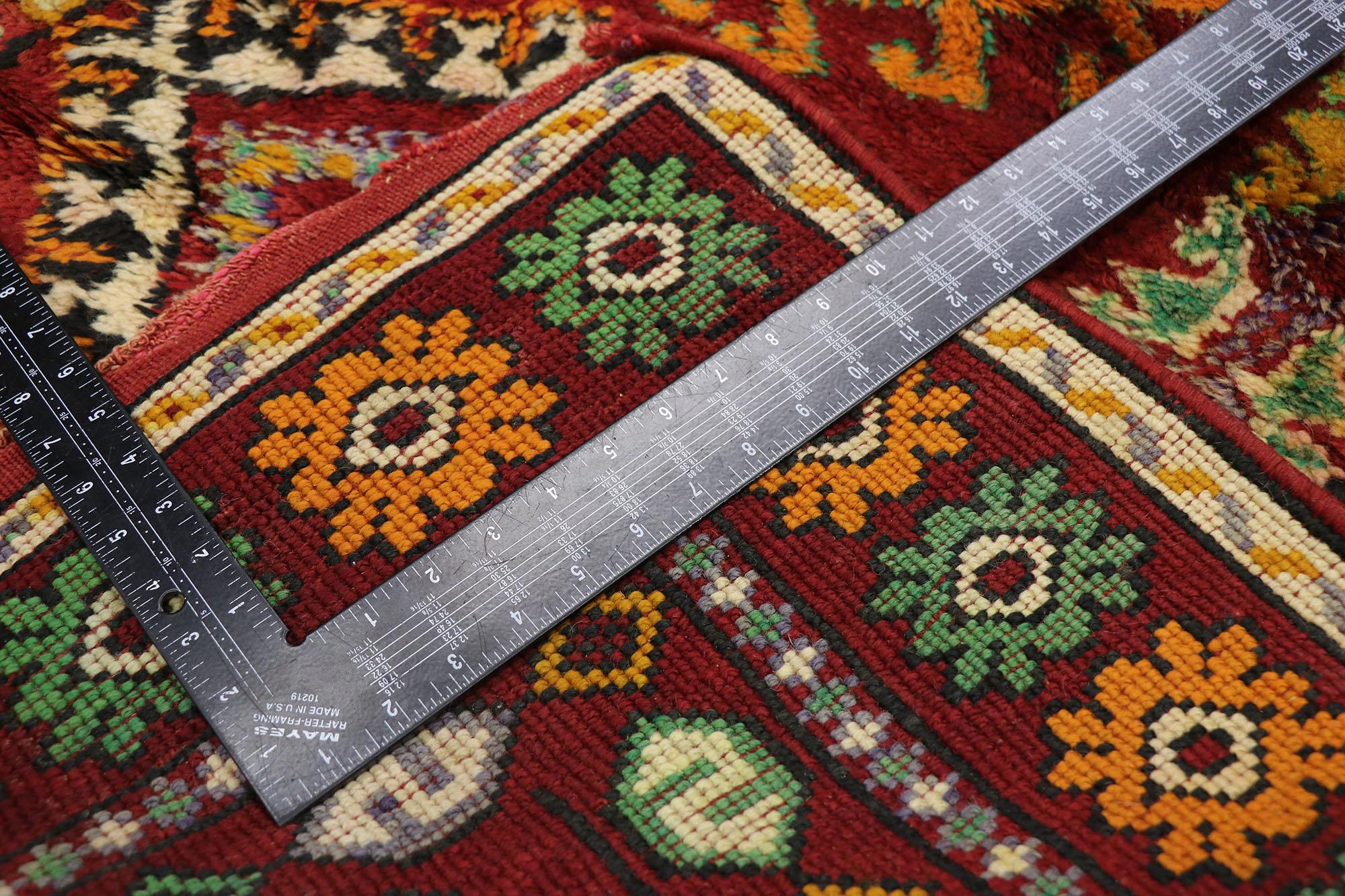 Marokkanischer Beni M'guild Vintage-Teppich im Stammesstil im Zustand „Gut“ im Angebot in Dallas, TX