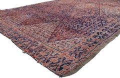 Vintage Beni M'Guild Zayane Moroccan Rug with Bohemian Style