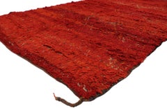Tapis marocain vintage Beni M'Guild Zayane avec style tribal