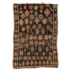 Used Beni Mrirt Moroccan Rug, Cozy Nomad Meets Bohemian Enchantment