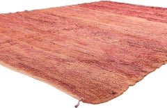 Vintage Beni Mrirt Moroccan Berber Carpet with Modern Style