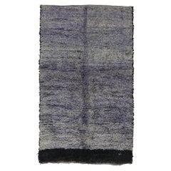 Vintage Beni Mrirt Moroccan Rug, Nomadic Charm Meets Abstract Expressionism