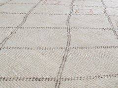 Alfombra Vintage Beni Ourain Bereber Tribal Marroquí