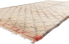 Vintage Moroccan Beni Ourain Rug, Midcentury Modern Meets Shibui Hygge
