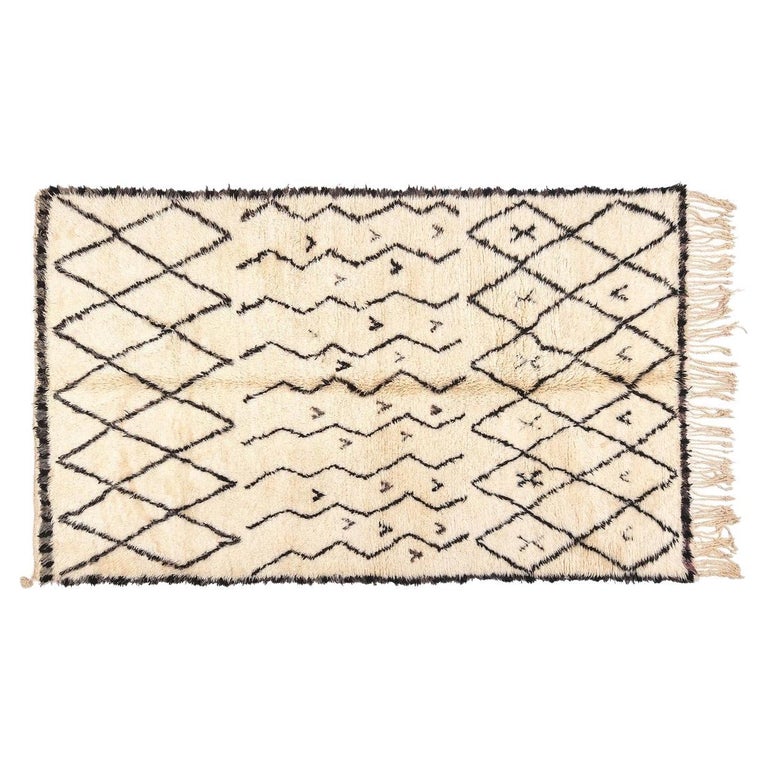 Vintage Beni Ourain Rug For Sale at 1stDibs