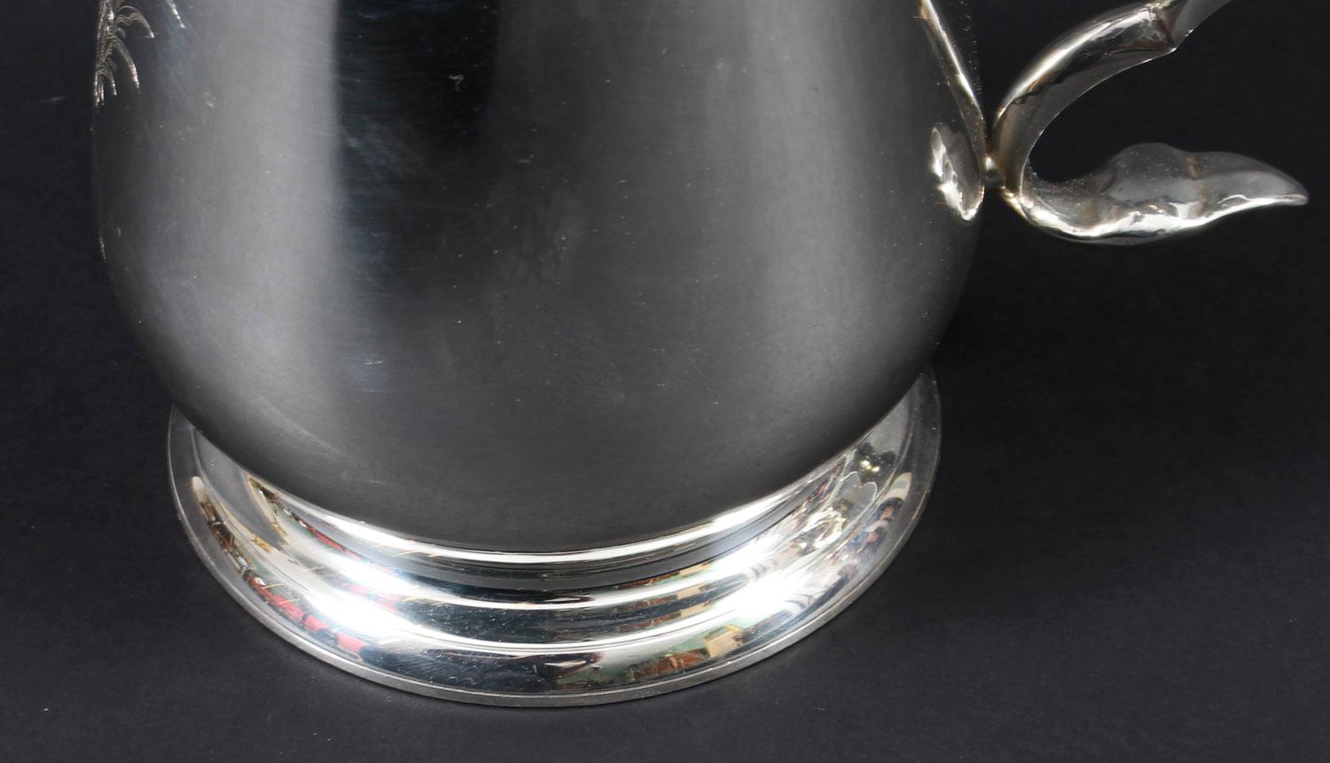 Vintage Benjamin Franklin Silver Plated Tankard