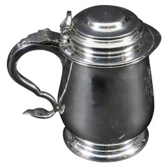 Vintage Benjamin Franklin Silver Plated Tankard" by Franklin Mint, 1978