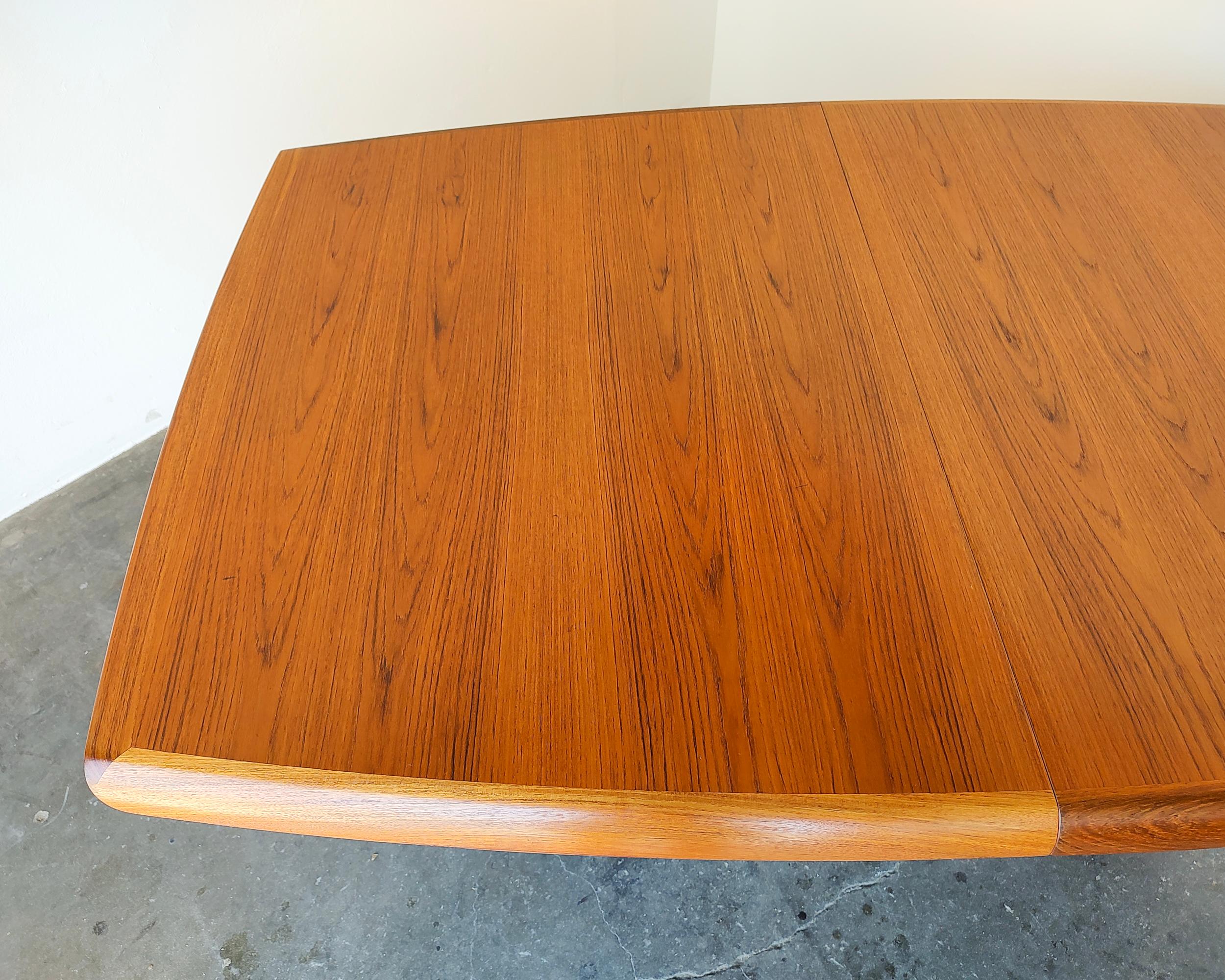 Vintage Benny Linden Expanding Teak Dining Table 1970s 6