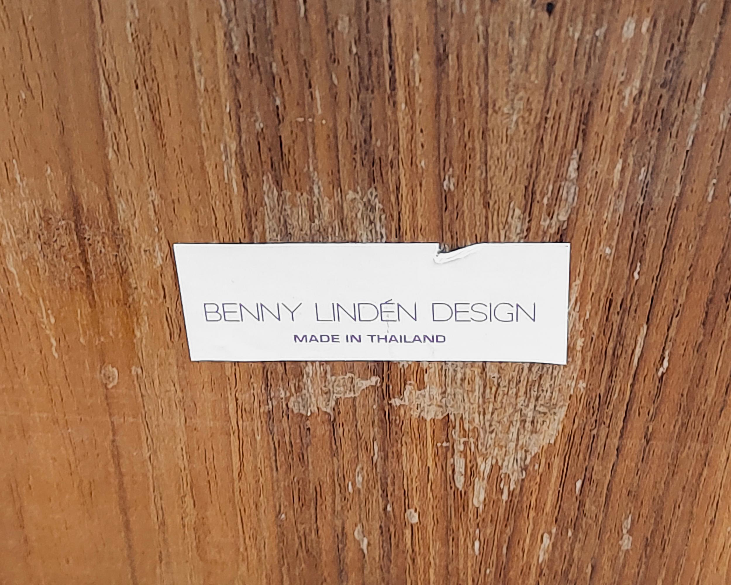 Vintage Benny Linden Expanding Teak Dining Table 1970s 8