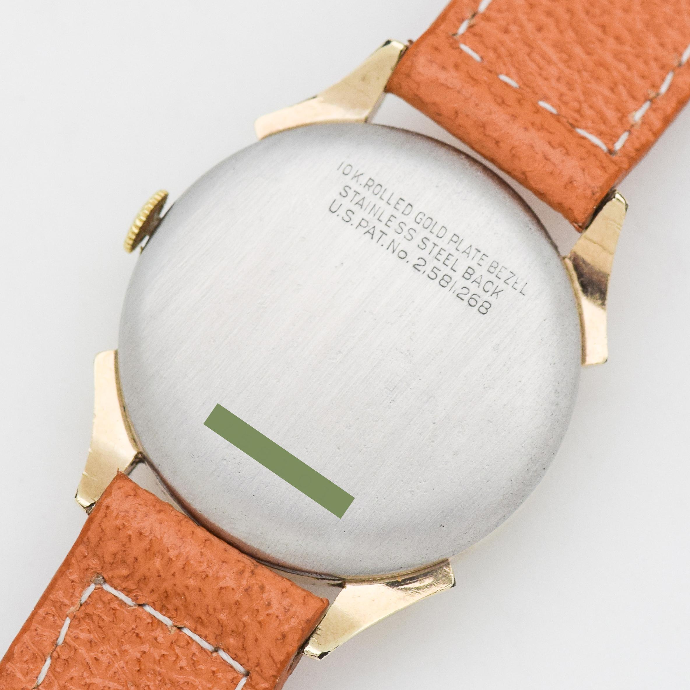 vintage benrus diamond quartz watch