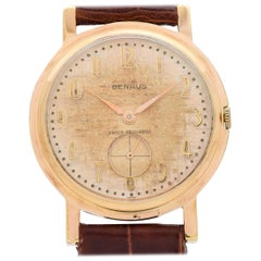 Vintage Benrus Yellow Gold Plated and Stainless Steel Watch, 1960s