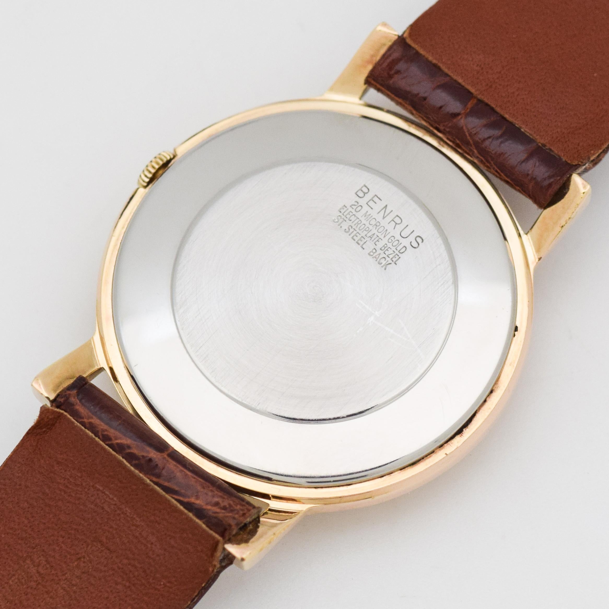 benrus 20 micron gold watch