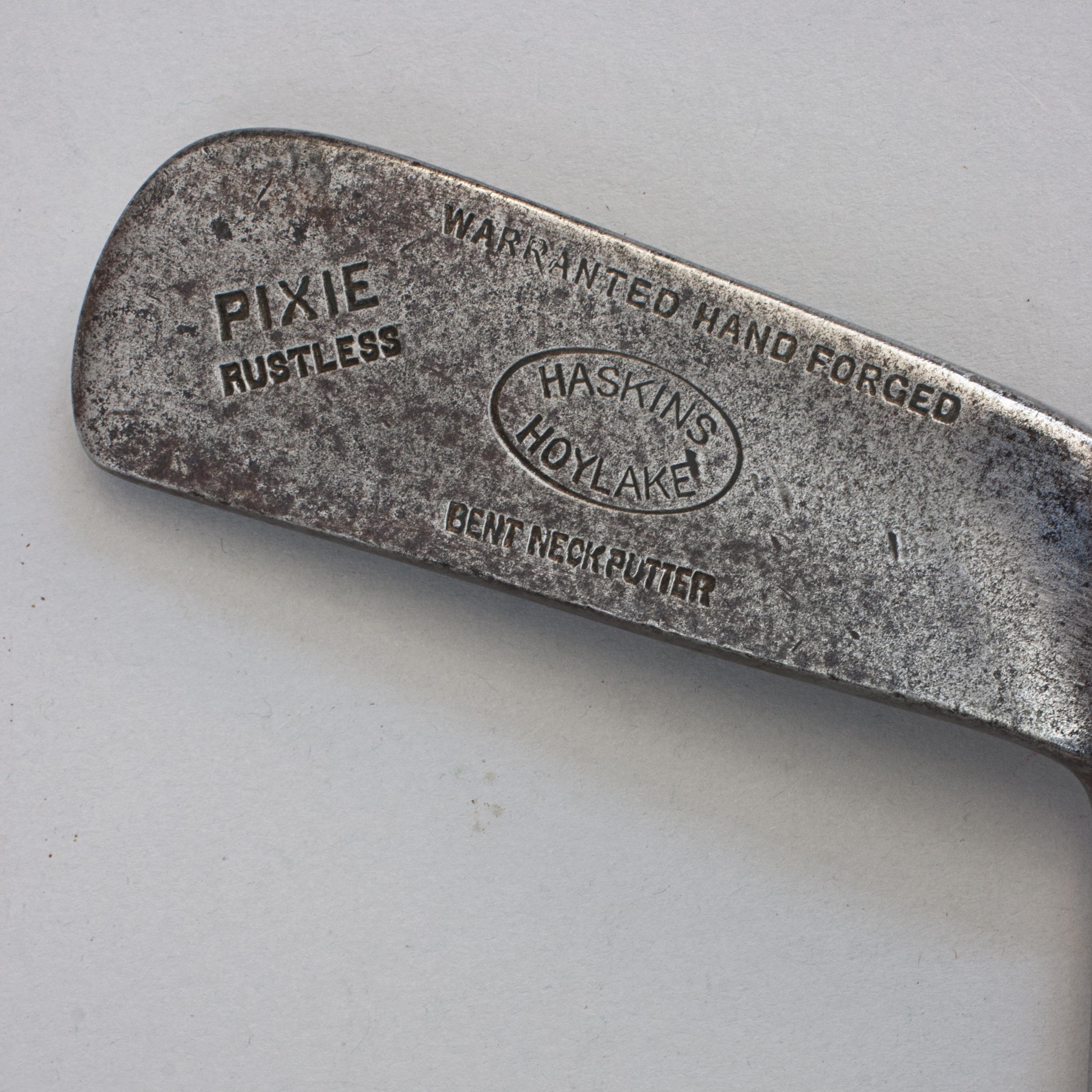 Vintage Bent Neck Putter, Pixie By Haskins Of Hoylake 3