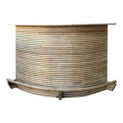 Vintage Bent Rattan Dry Bar