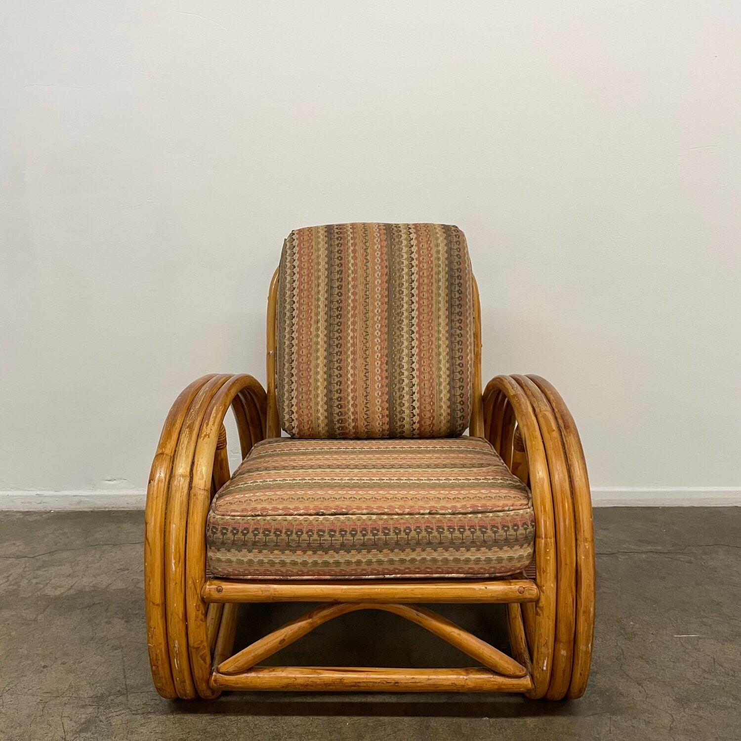 Other Vintage Bent rattan Lounge Chair