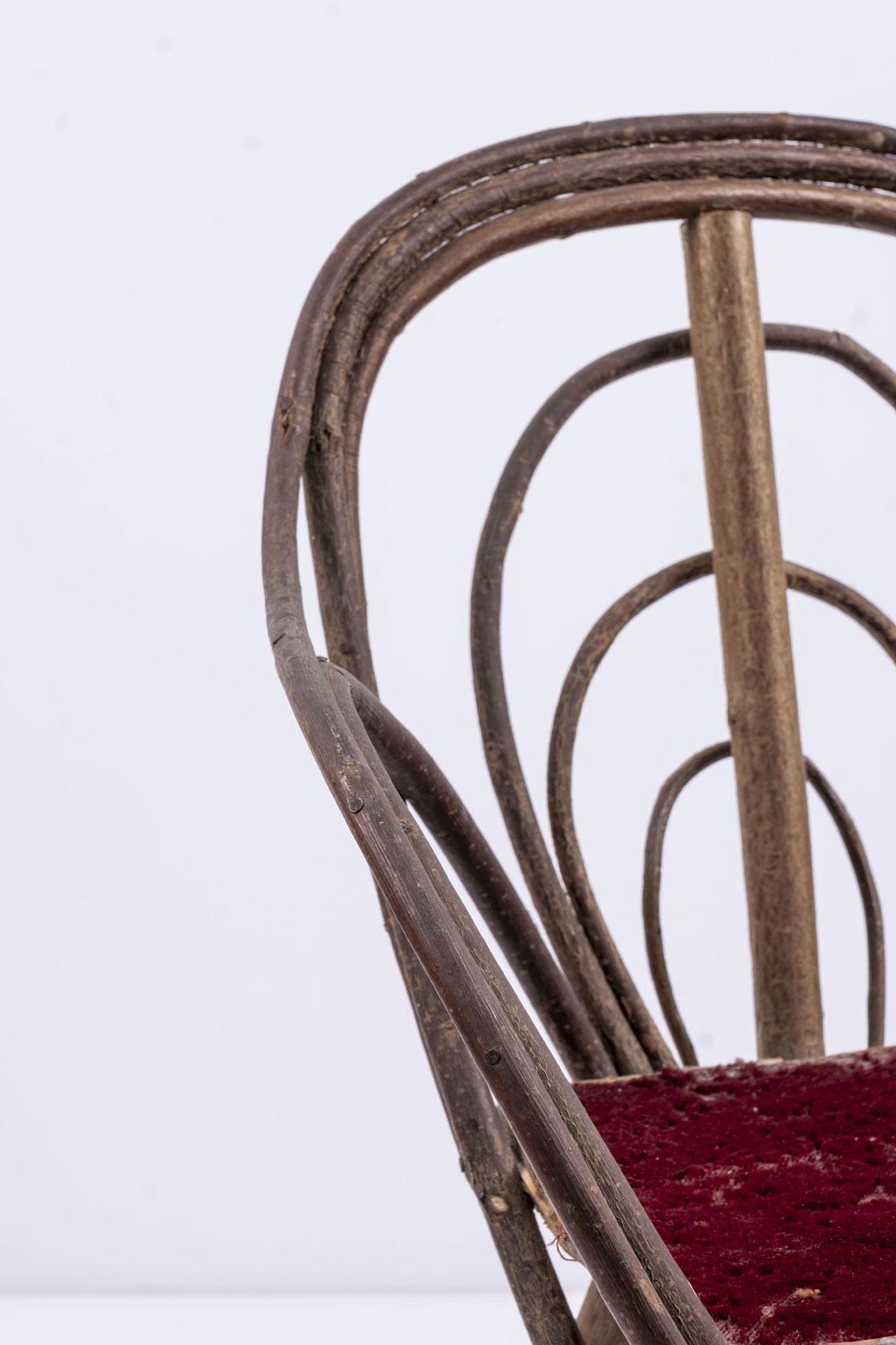 Vintage Petite Bent-Willow Chair 2