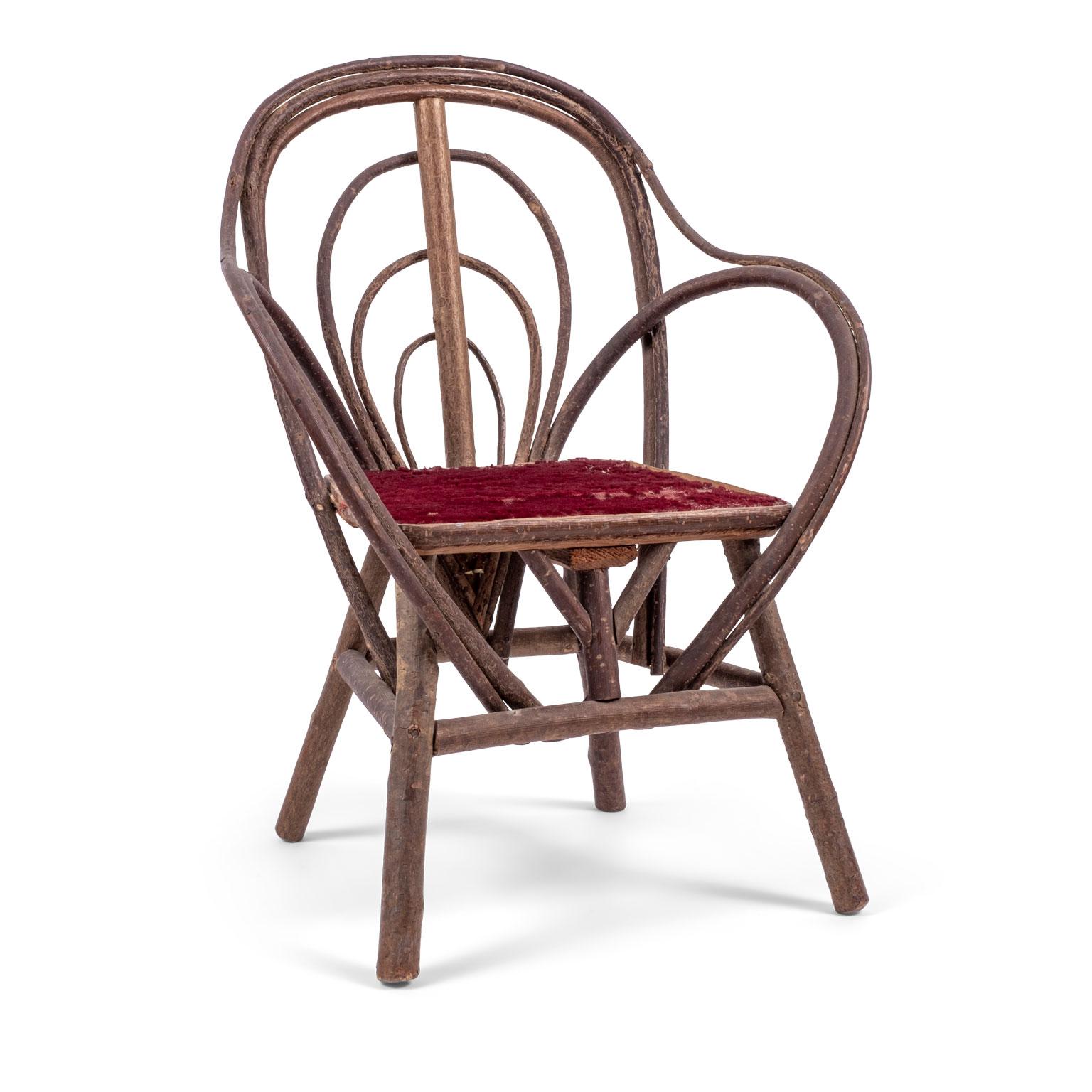 Vintage Petite Bent-Willow Chair 3