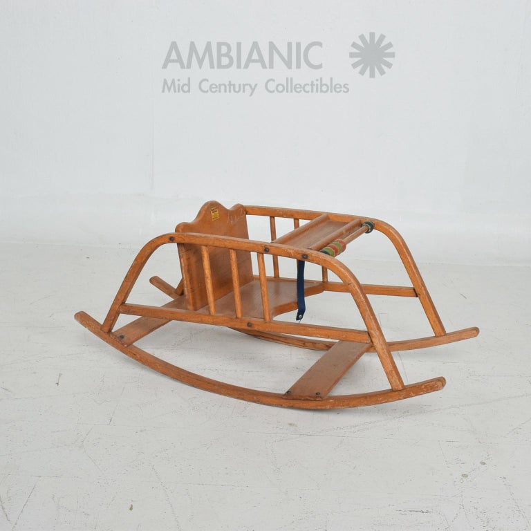 Vintage Bentwood Child Rocker Happy Land Playthings 1950s Delphos Usa For Sale At 1stdibs Vintage Bentwood Child Rocker Happy Land Playthings 1950s Delphos Usa For Sale At 1stdibs