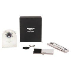 Juego de escritorio vintage Bentley con reloj Finales del siglo XX