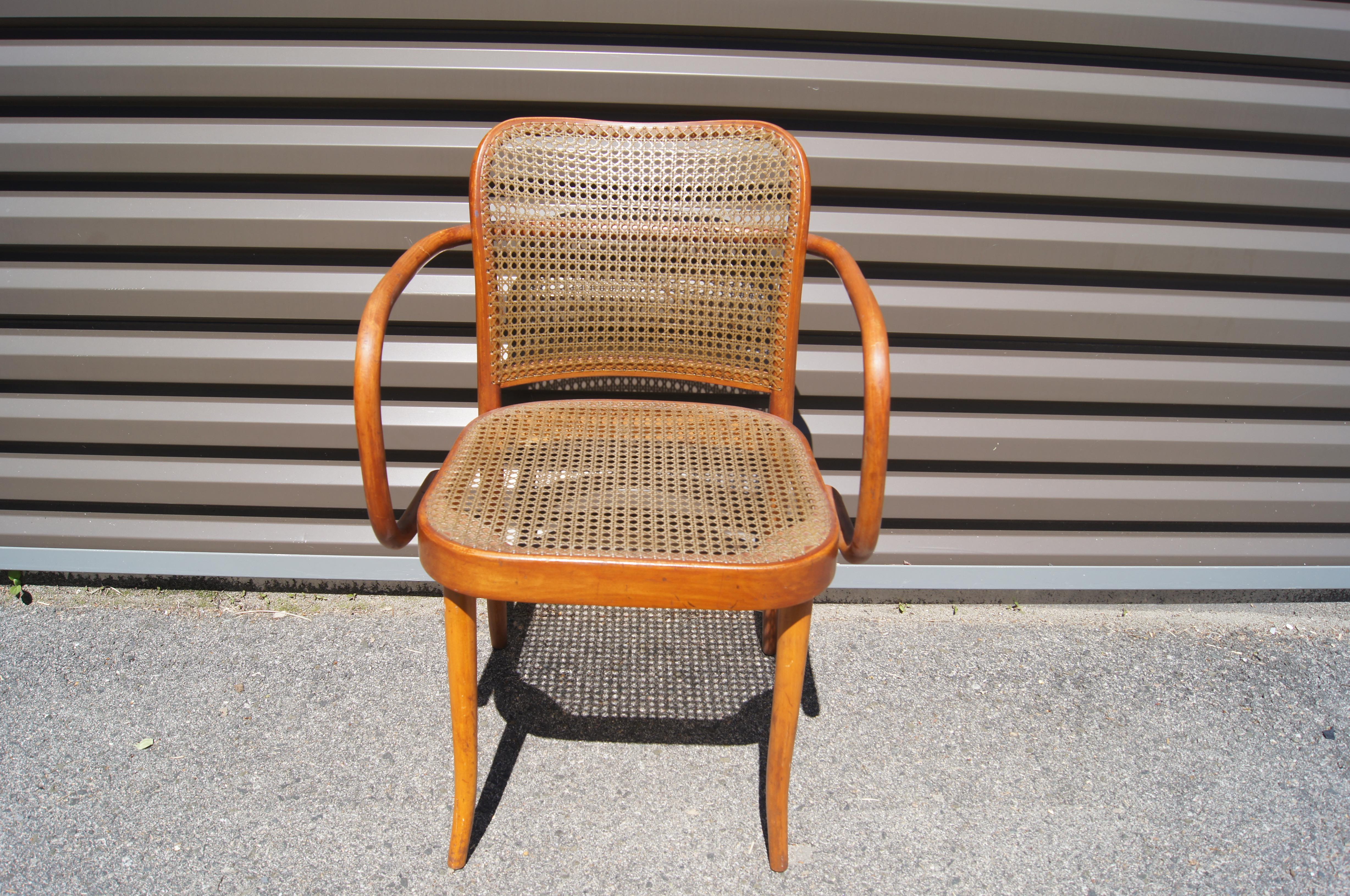 Bauhaus Vintage Bentwood Armchair by Joseph Hoffmann for Stendig