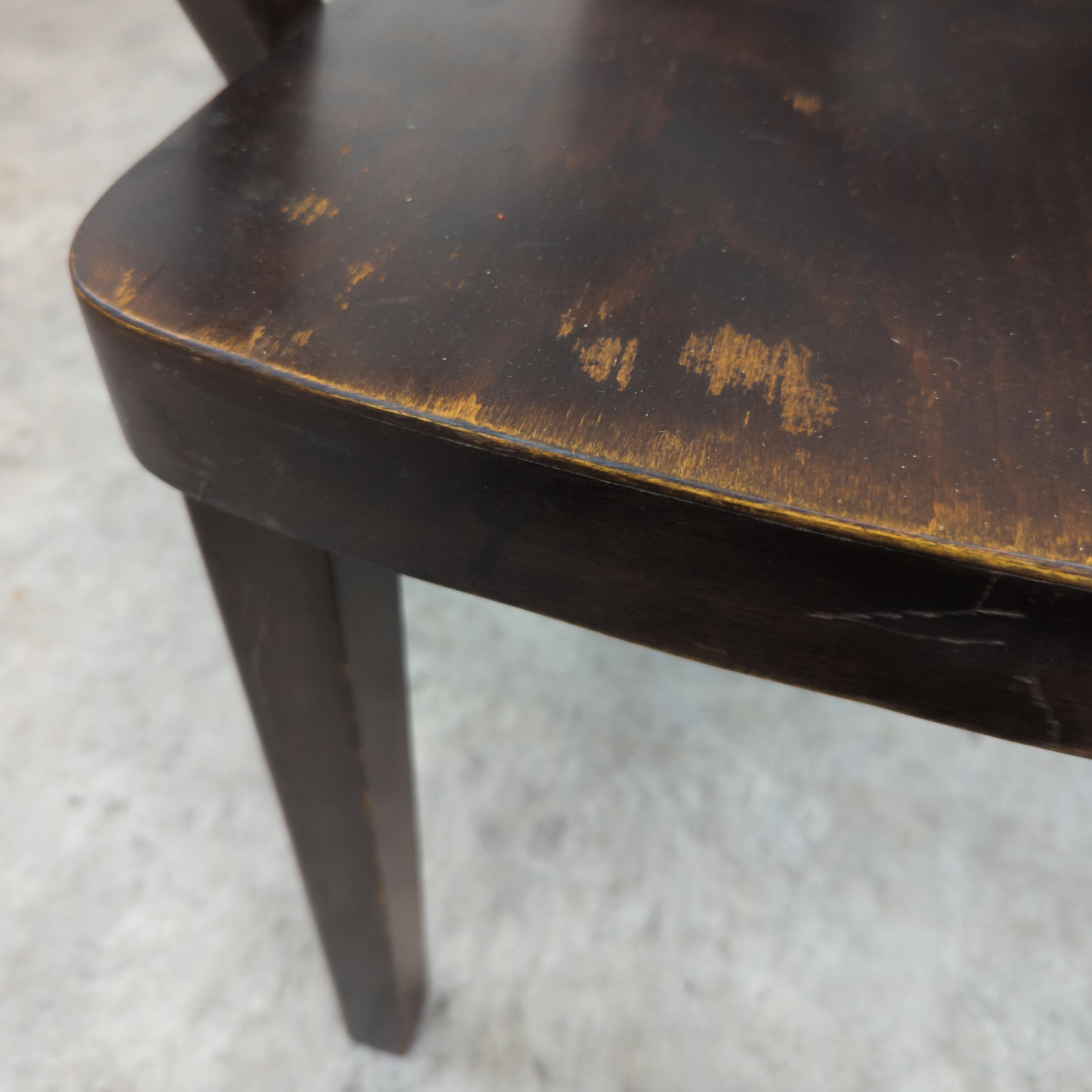 Vintage-Sessel aus gebogenem Holz Thonet B 47 im Angebot 7