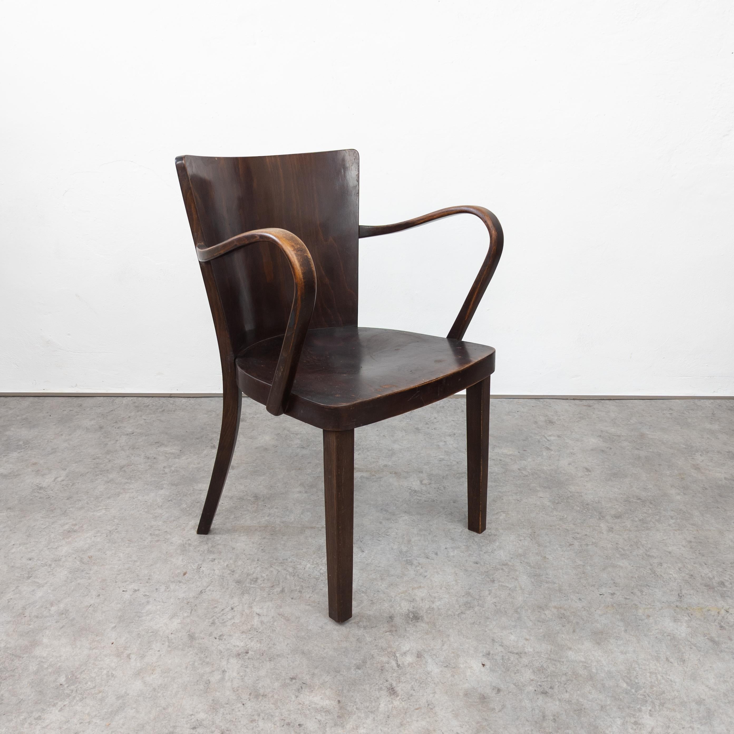 Vintage-Sessel aus gebogenem Holz Thonet B 47 (Österreichisch) im Angebot