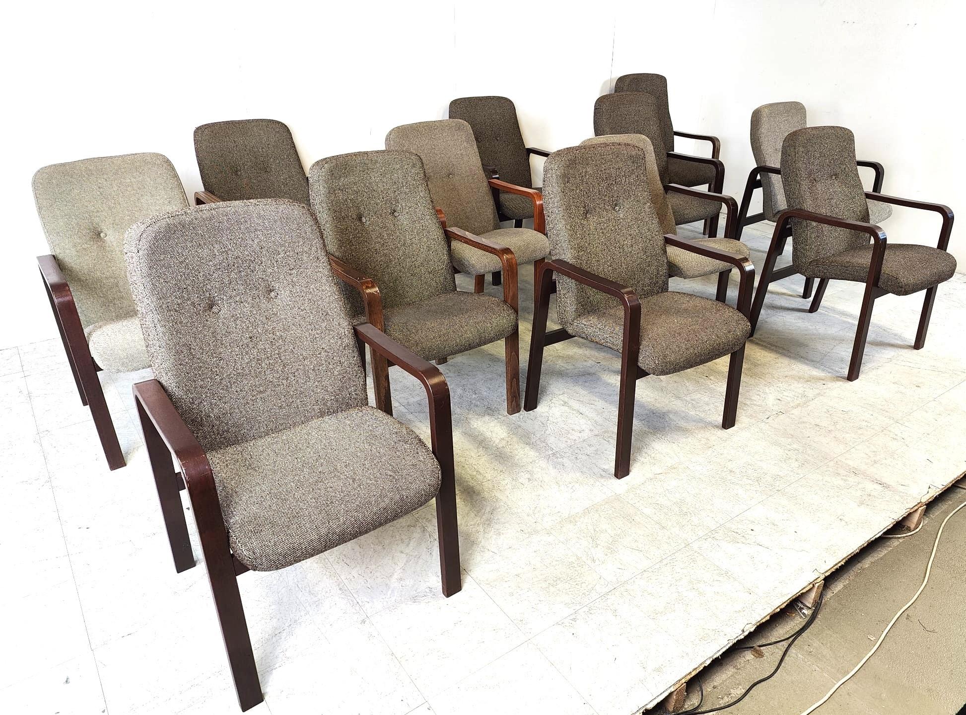 Vintage bentwood armchairs, 1970s In Good Condition For Sale In HEVERLEE, BE