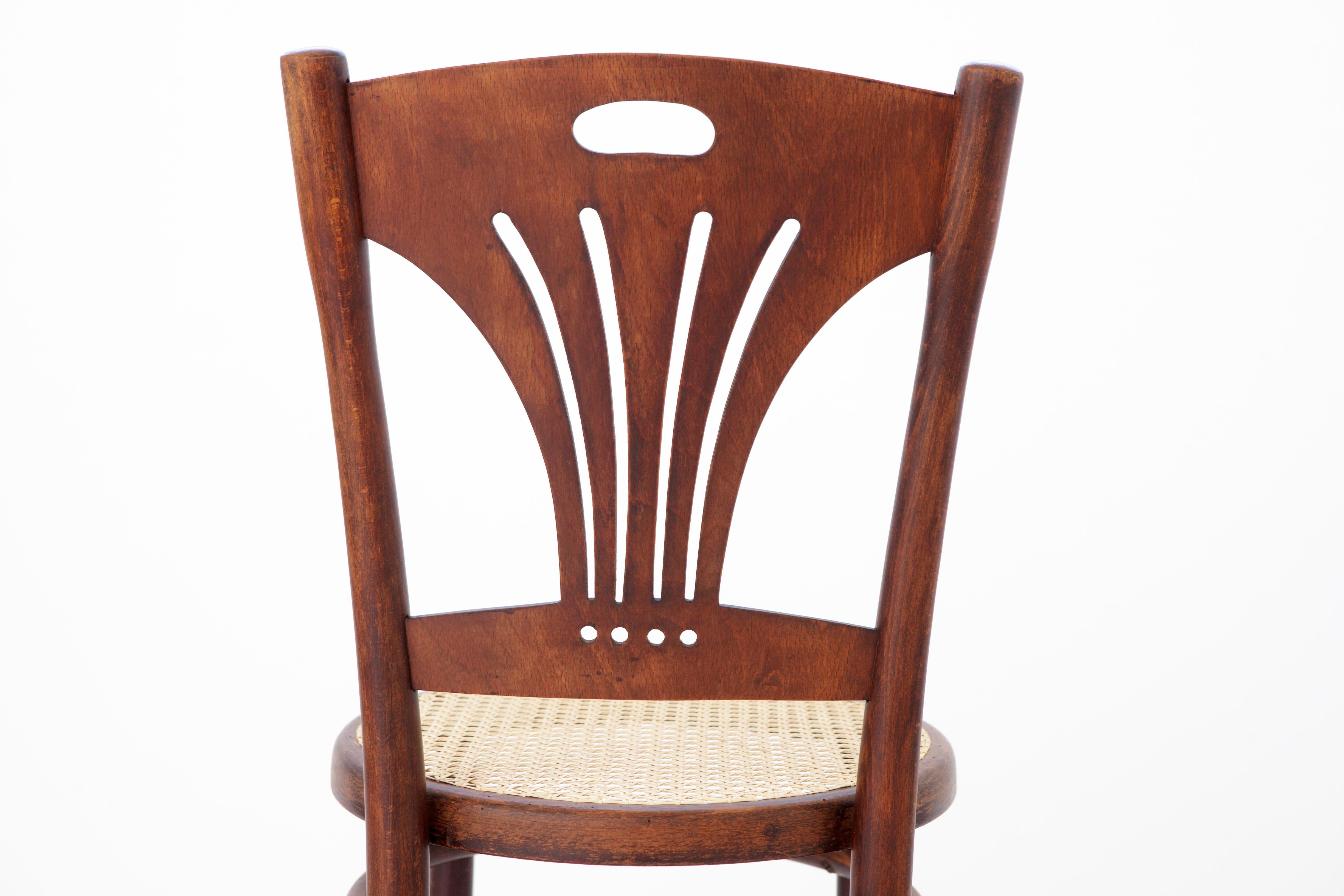 Mid-20th Century Vintage Bentwood Desk Chair, 1930s-1950s, Mundus, Austria For Sale