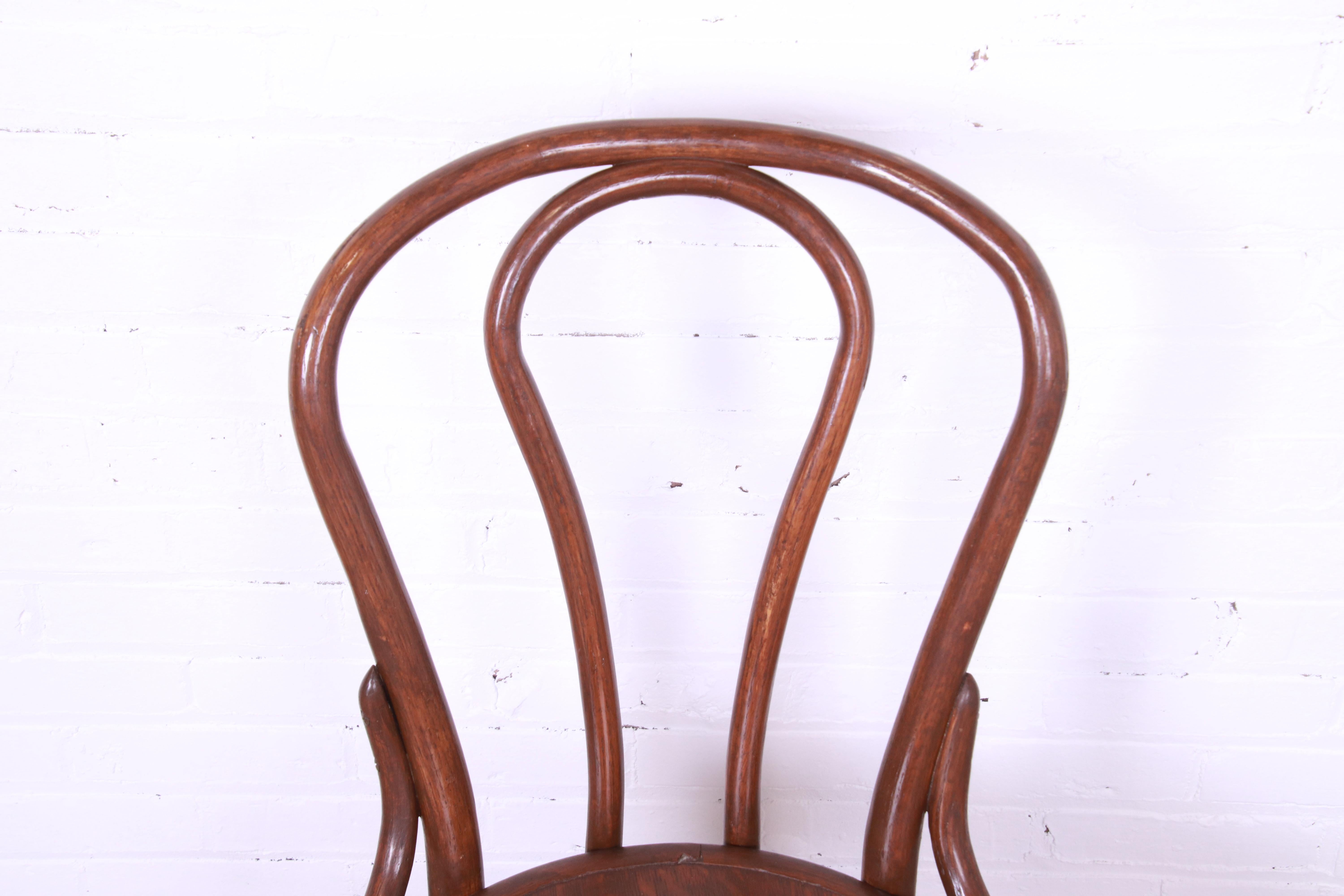 Vintage Bentwood Desk Chair or Side Chair Attributed to Thonet 1