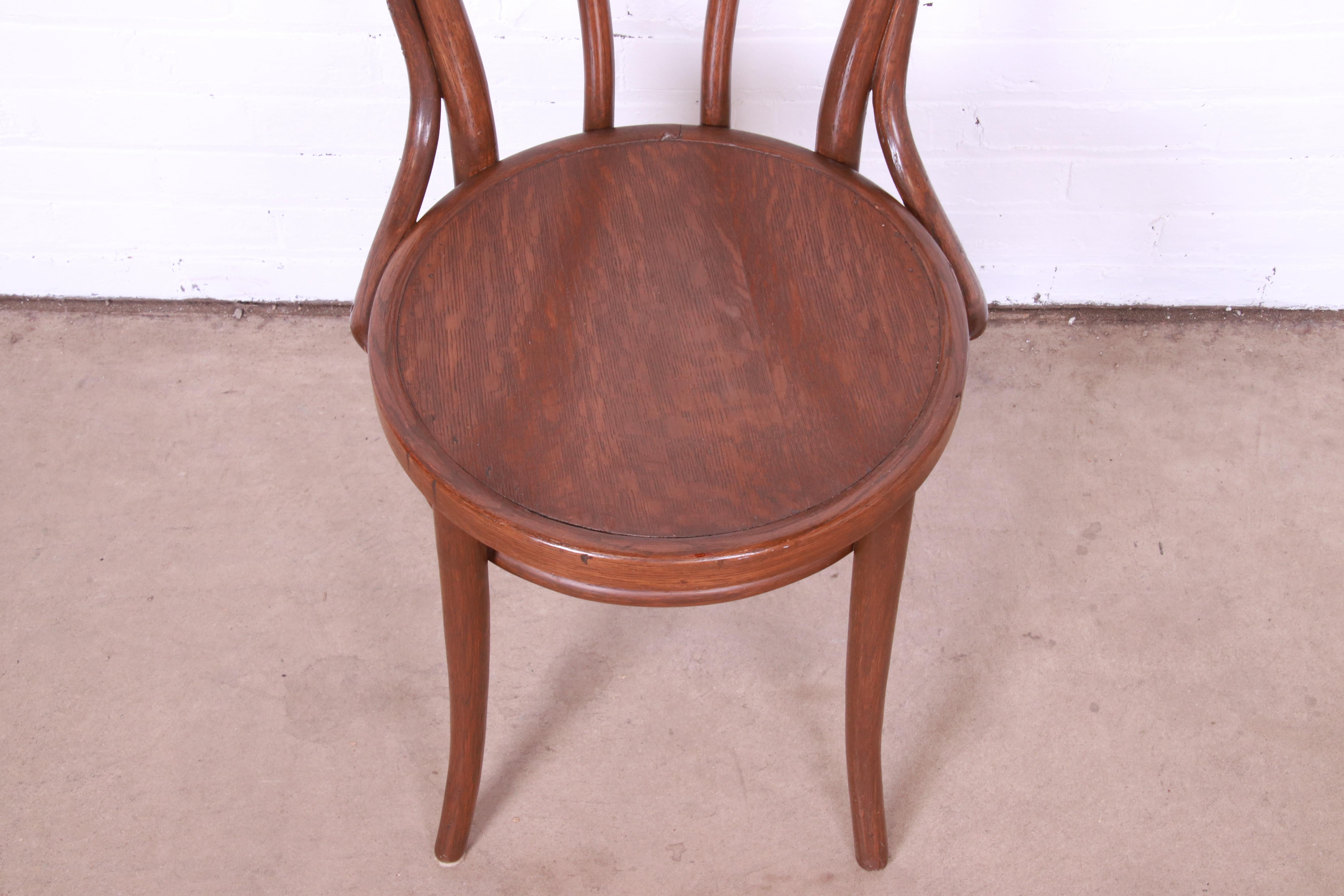 Vintage Bentwood Desk Chair or Side Chair Attributed to Thonet 2
