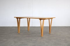 Vintage Bentwood Dining Table by Kajsa Strinning, Sweden, 1960s