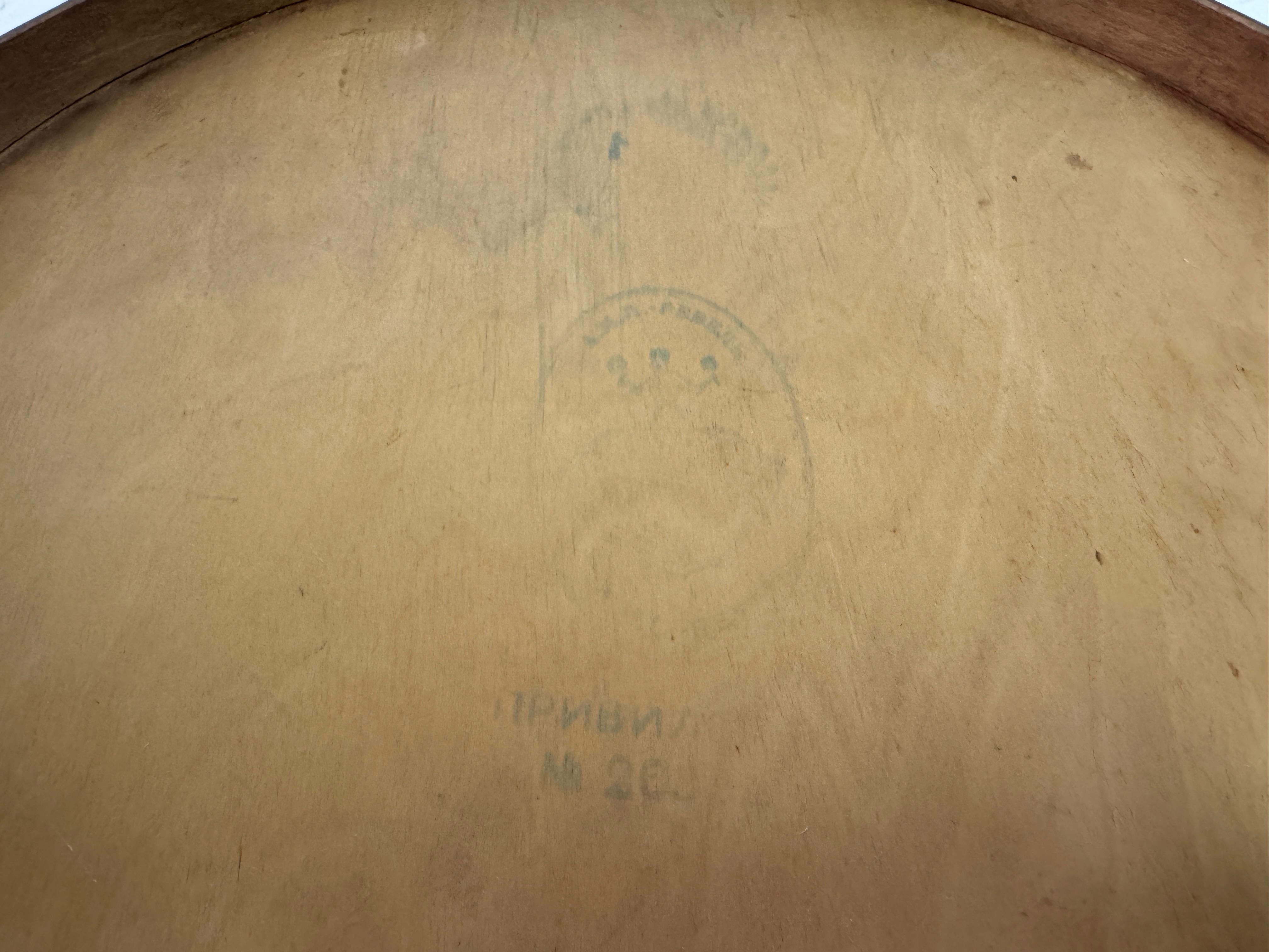 Caja para sombreros vintage de madera curvada en venta 3