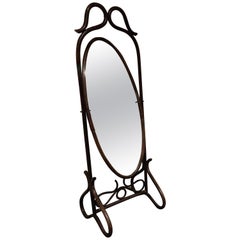 Vintage Bentwood Mirror, 1960s