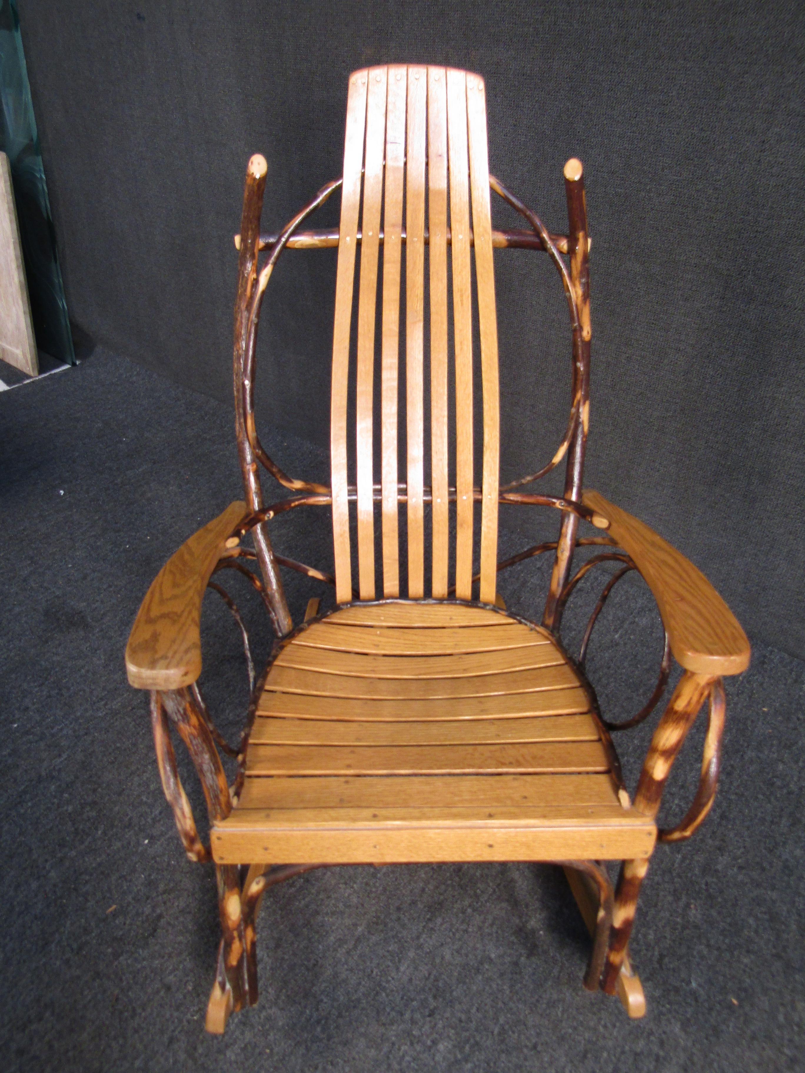 vintage bent wood rocking chair