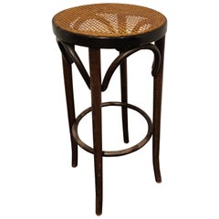 Vintage Bentwood Stool, 1950s