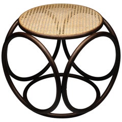 Vintage Bentwood Stool by Thonet