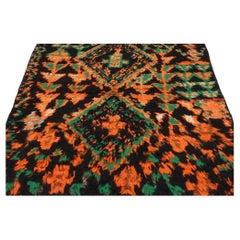 Vintage Berber Aït Bou Ichaouen Talsint Moroccan Runner with Tribal Style