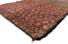 Vintage Berber Beni M'guild Moroccan Rug