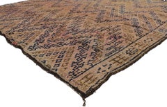 Vintage Berber Beni M'Guild Moroccan Rug with Bohemian Style