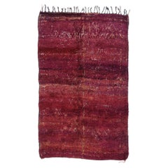 Vintage Berber Beni M'Guild Moroccan Rug with Bohemian Style