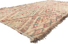 Alfombra marroquí vintage Beni MGuild, el boho chic se une al encanto tribal